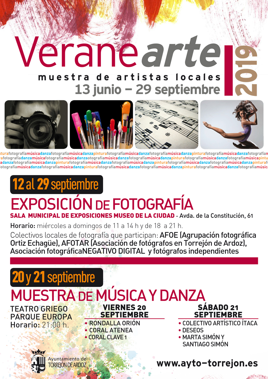Veranearte - Muestra de artistas locales de Torrejón de Ardoz