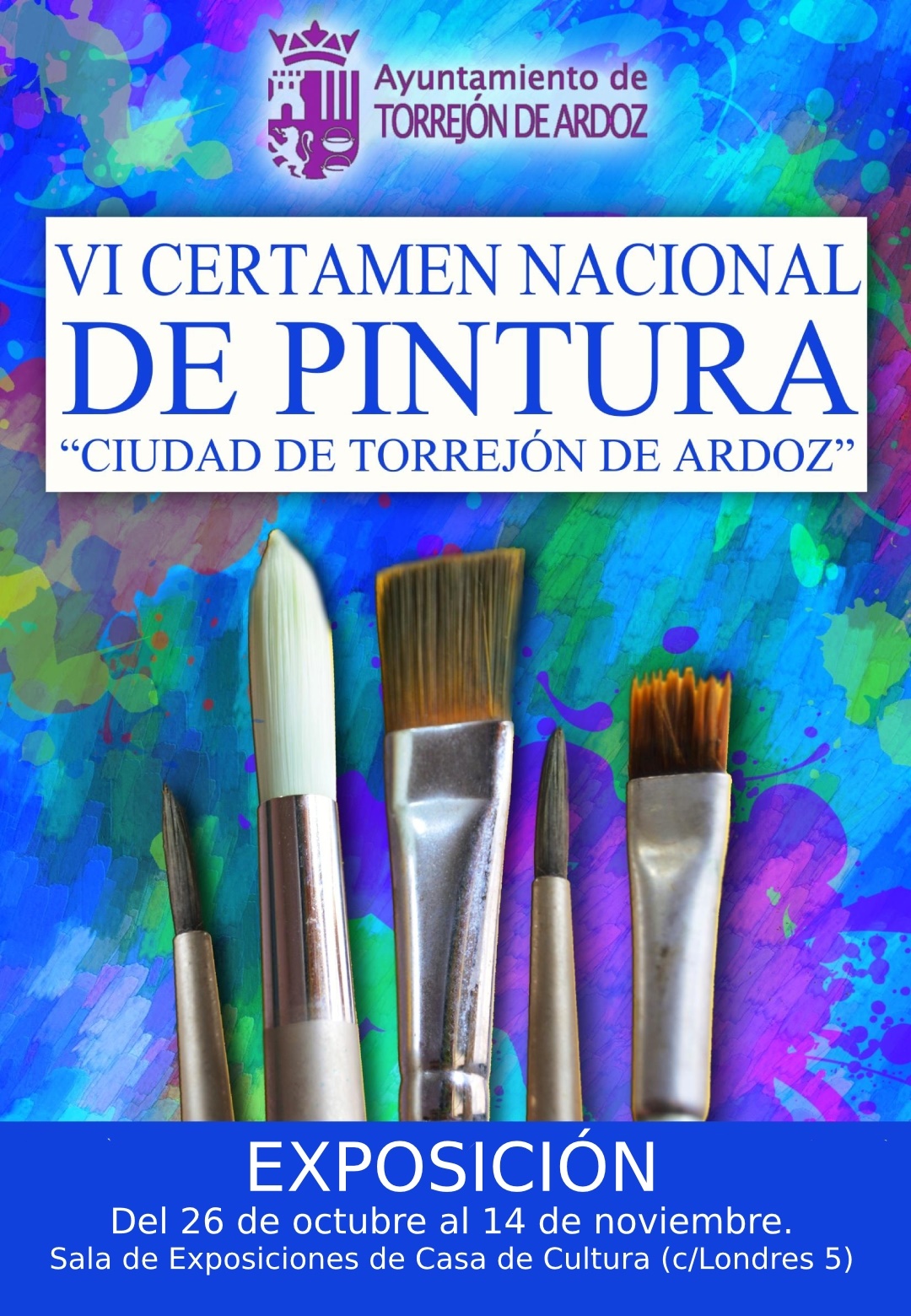 Exposición VI Certamen Nacional de Pintura de Torrejón de Ardoz