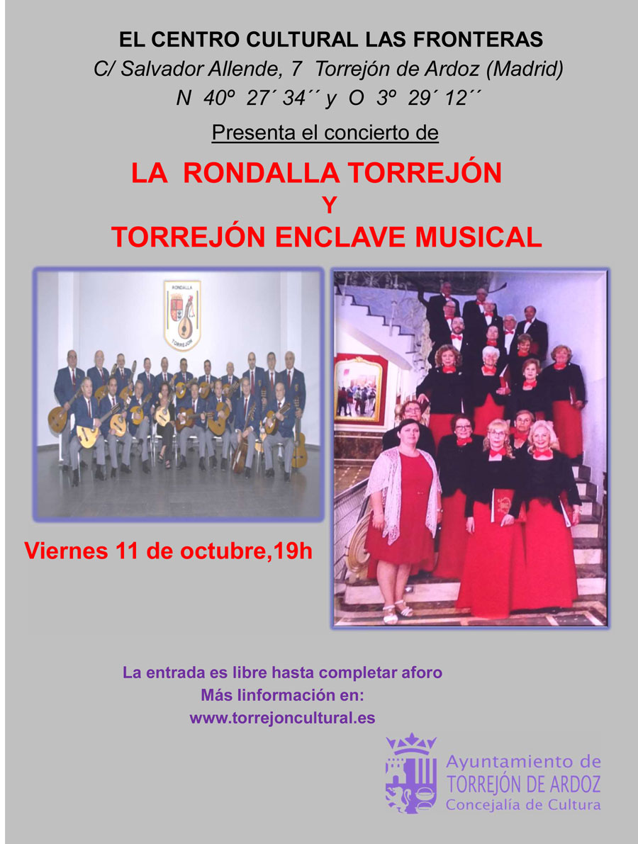 Concierto Rondalla Torrejón y Torrejón Enclave Musical