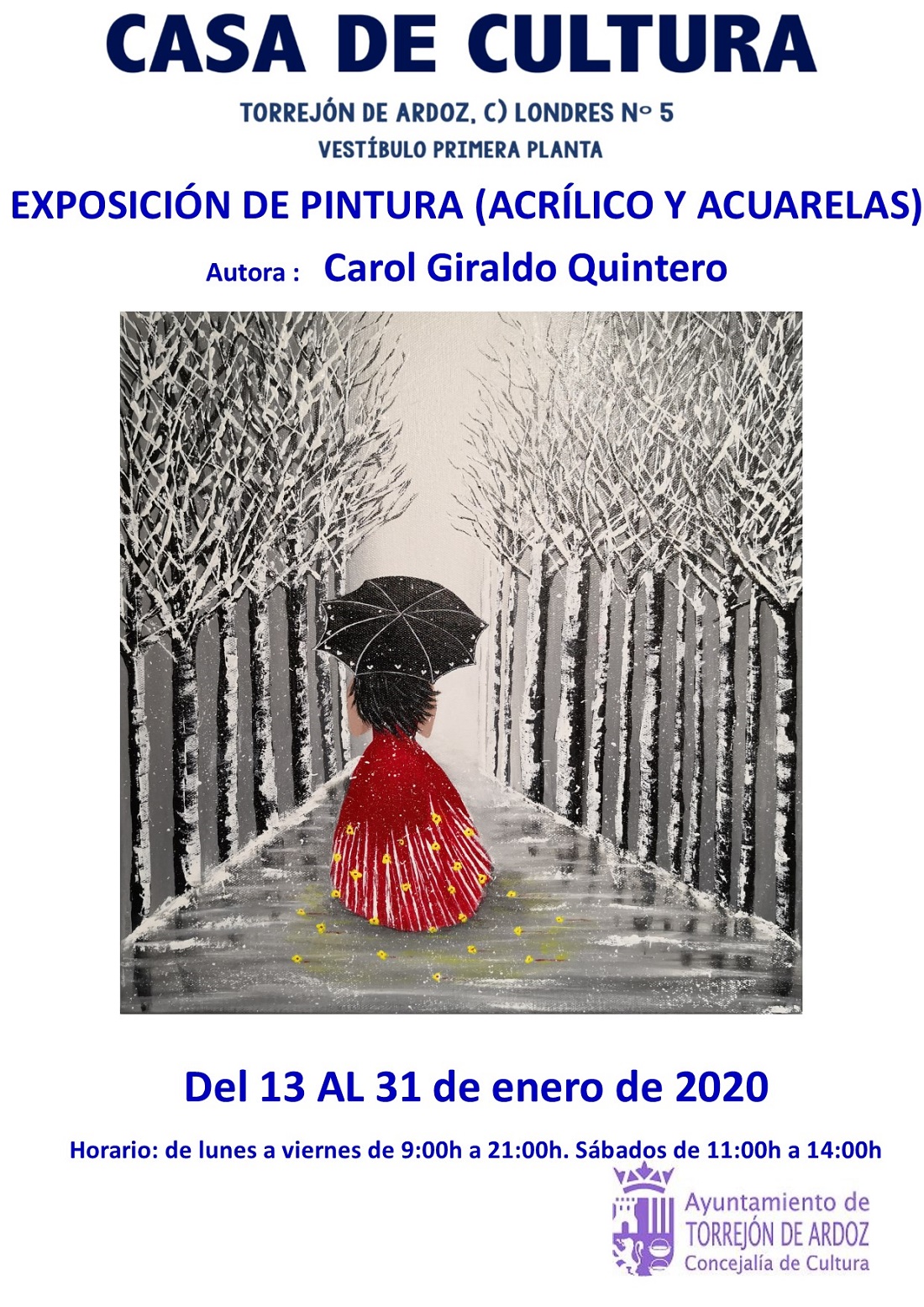 Exposición de pintura de Carol Giraldo