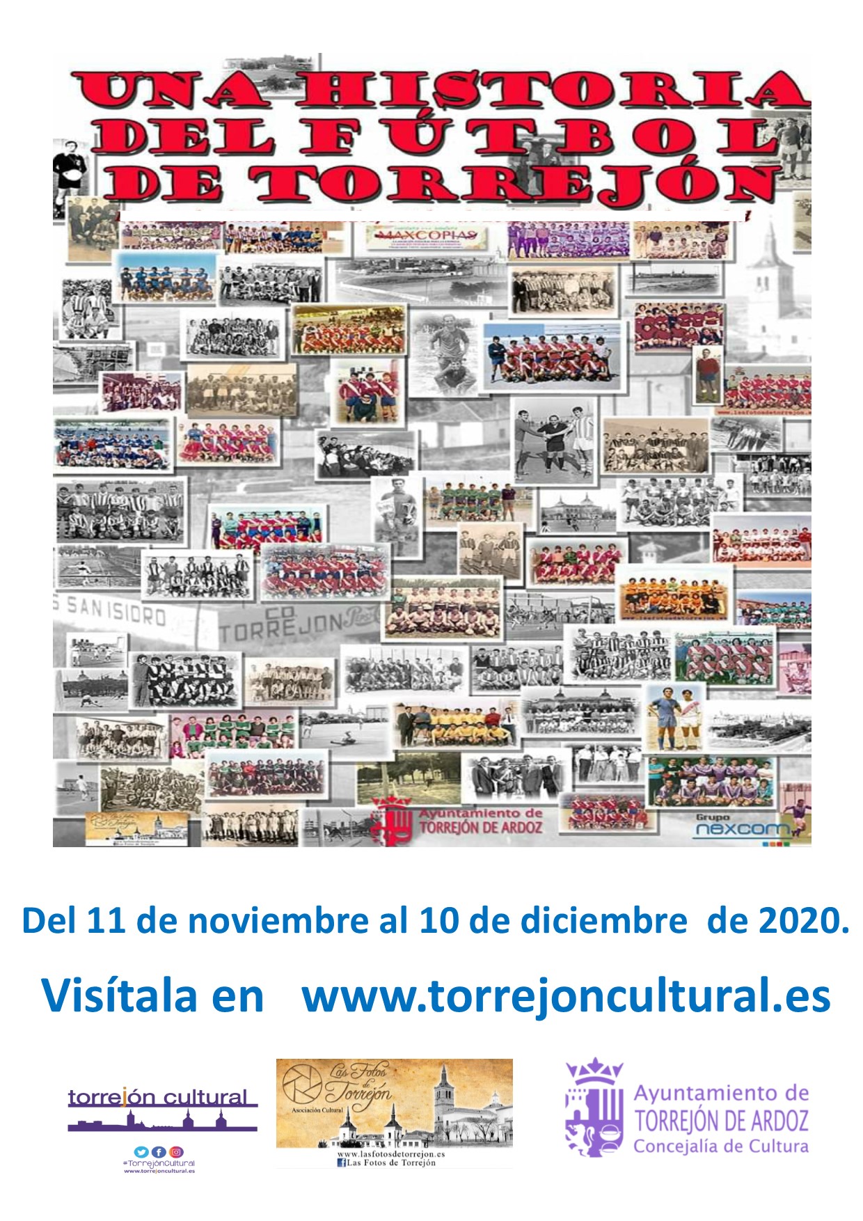 Exposición Una historia del fútbol de Torrejón 