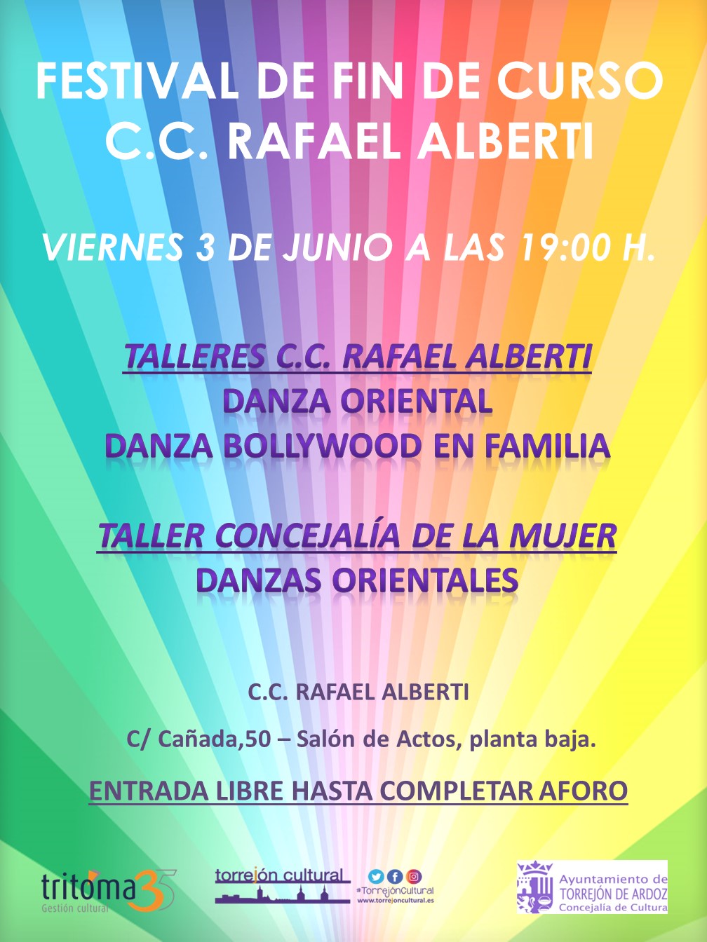 Festival fin de curso CC Rafael Alberti