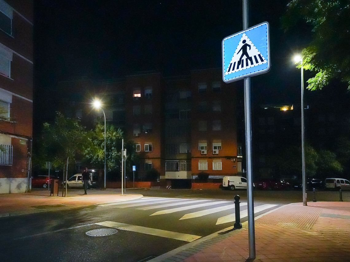 Mejorada la iluminación en 112 pasos de peatones de la ciudad