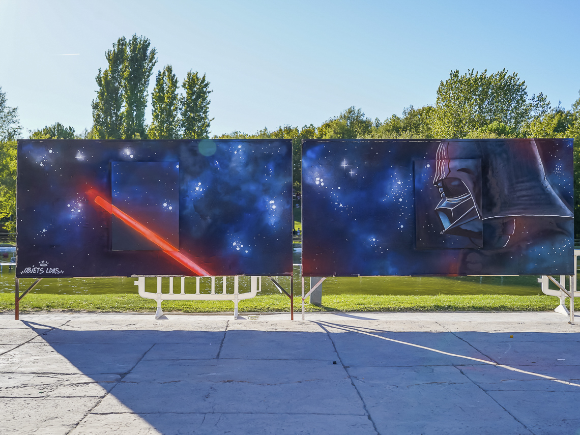 10º aniversario Parque Europa - Mural Universo Galáctico