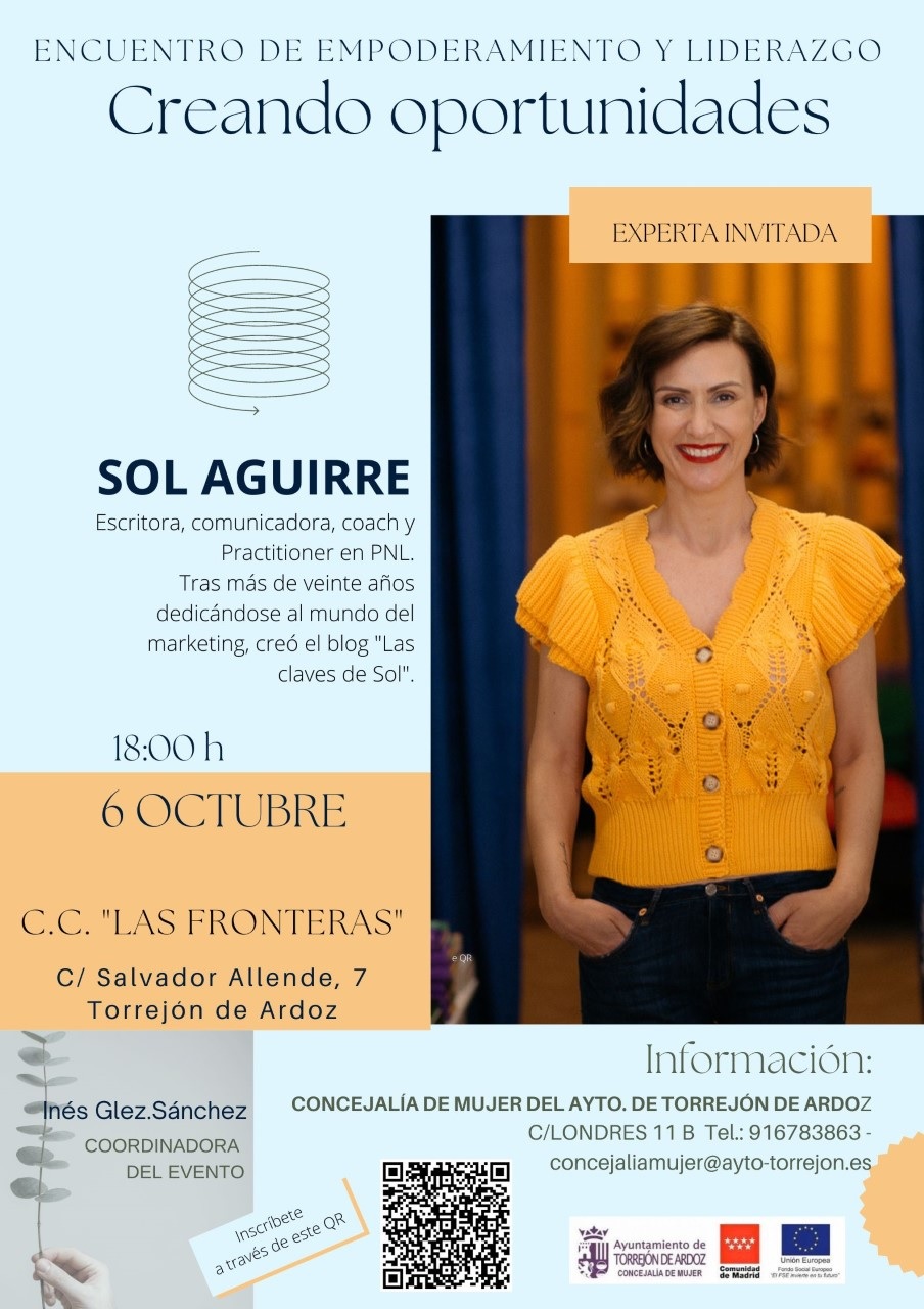 Encuentro Empoderamiento y Liderazgo Femenino con Sol Aguirre