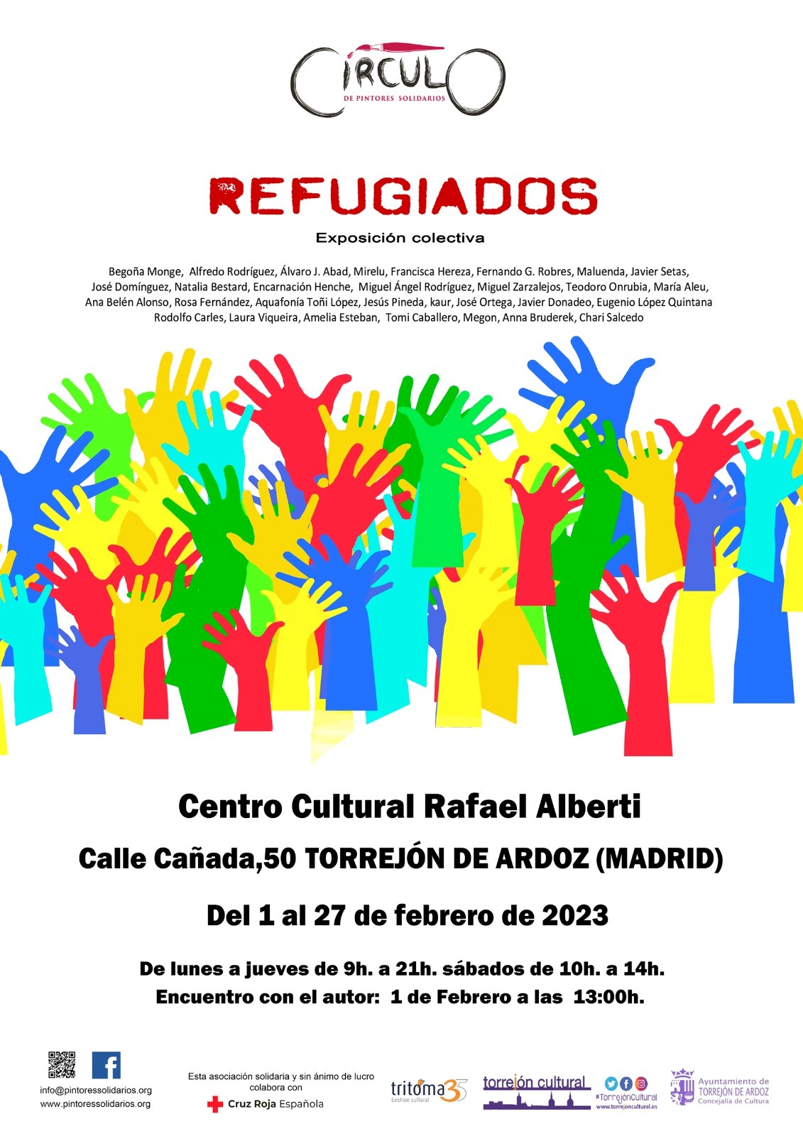 Exposición "Refugiados" del Círculo de Pintores Solidarios