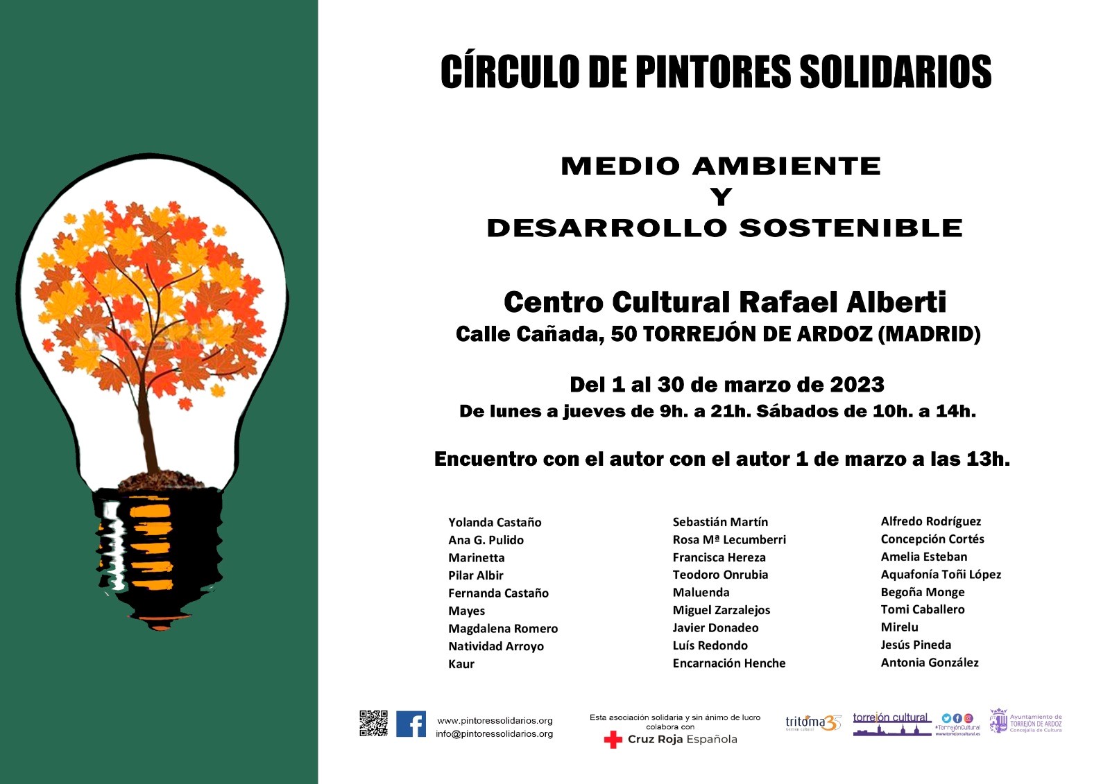 Exposición del Círculo de Pintores Solidarios: "Medio ambiente y desarrollo sostenible"