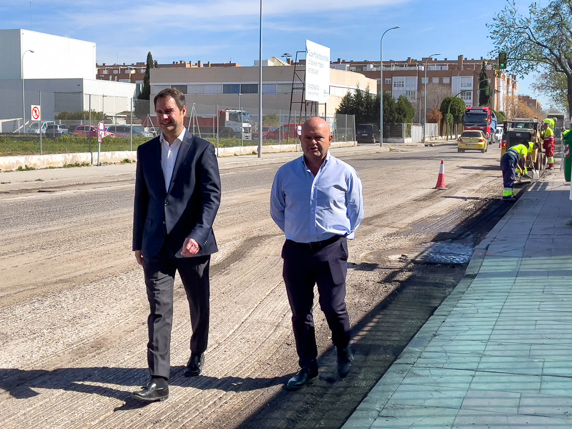 El Ayuntamiento de Torrejón de Ardoz está asfaltando 125.000 metros cuadrados de 19 calles llevando a cabo una nueva fase de la mayor Operación Asfalto de los últimos años