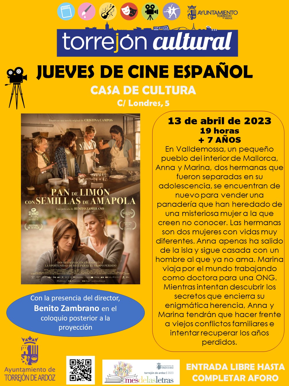 Jueves de Cine español: Pan de limón con semillas de amapola