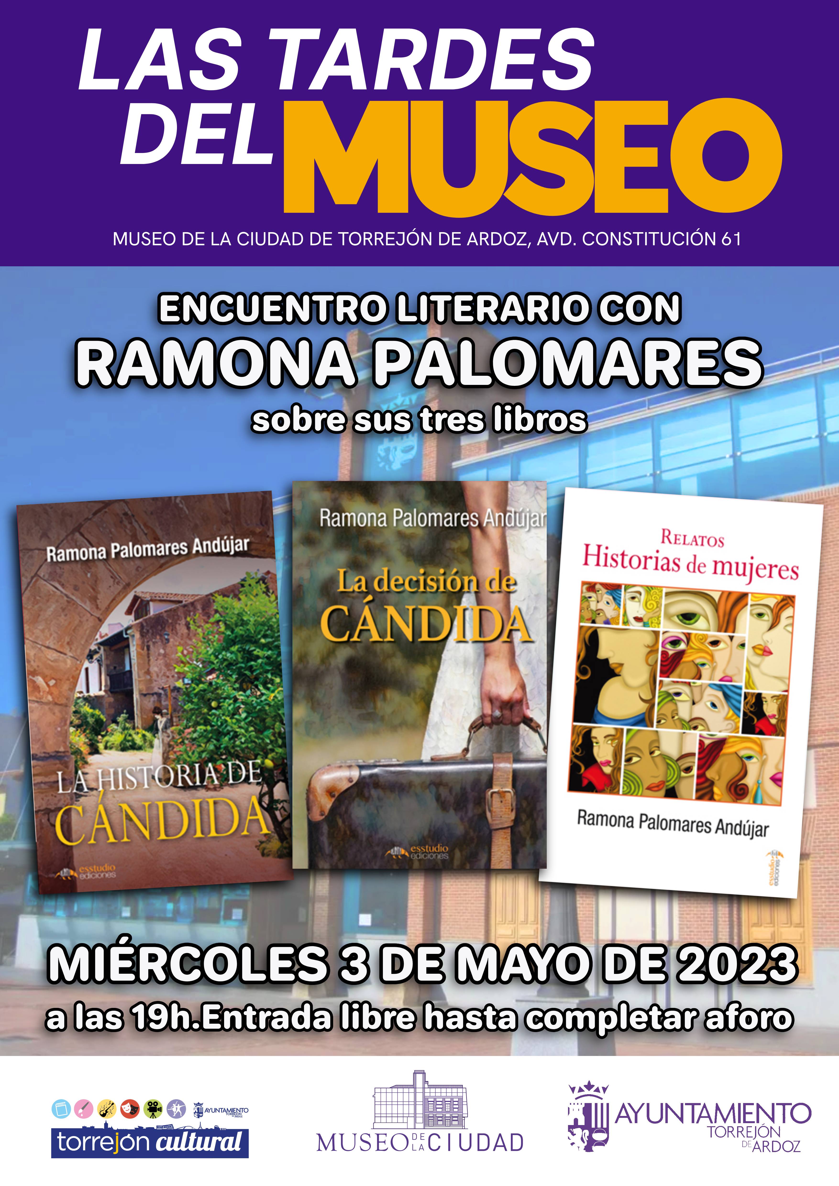 Las Tardes del Museo - Encuentro literario con Ramona Palomares