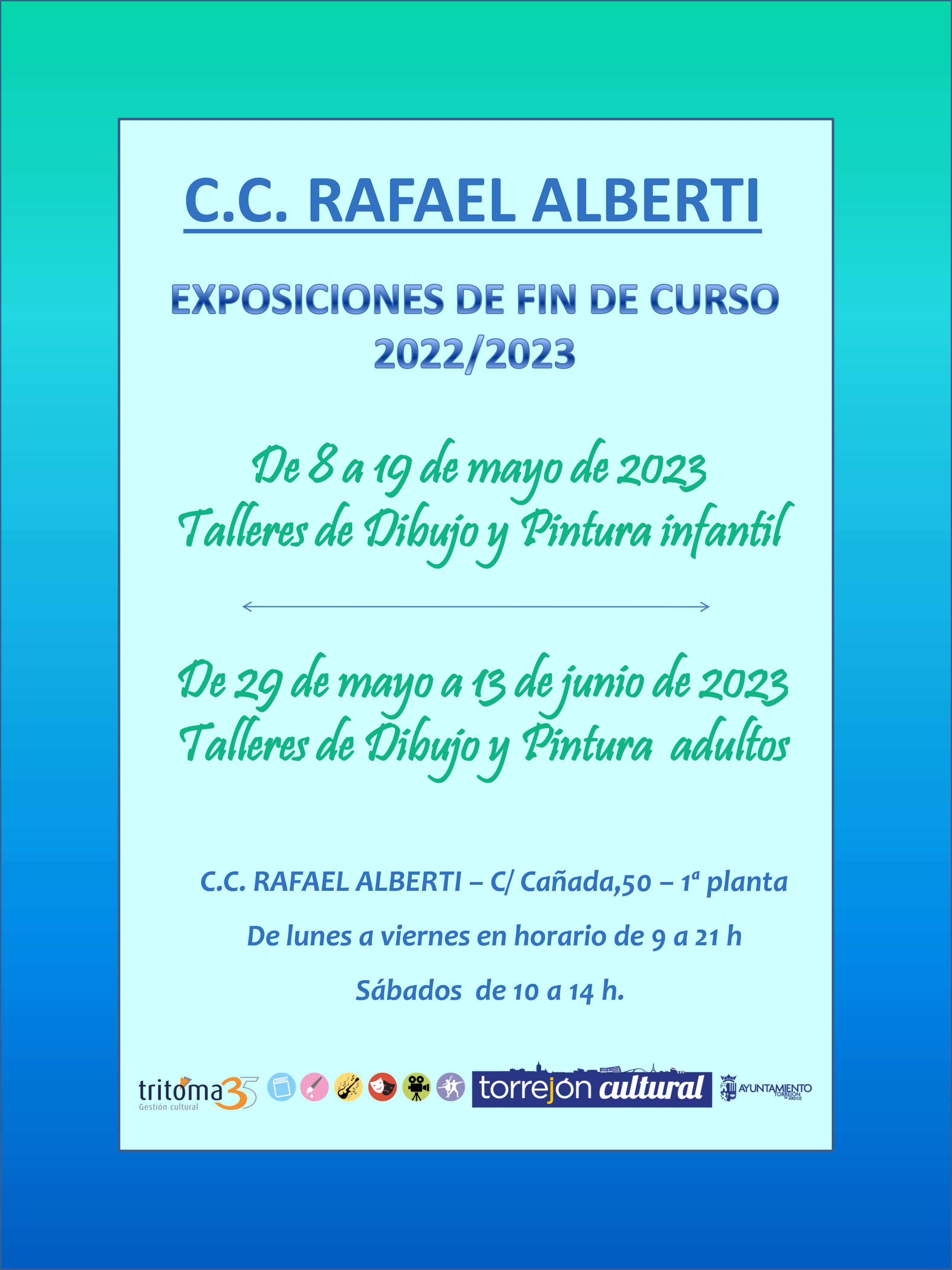 Exposición trabajos talleres CC Rafael Alberti