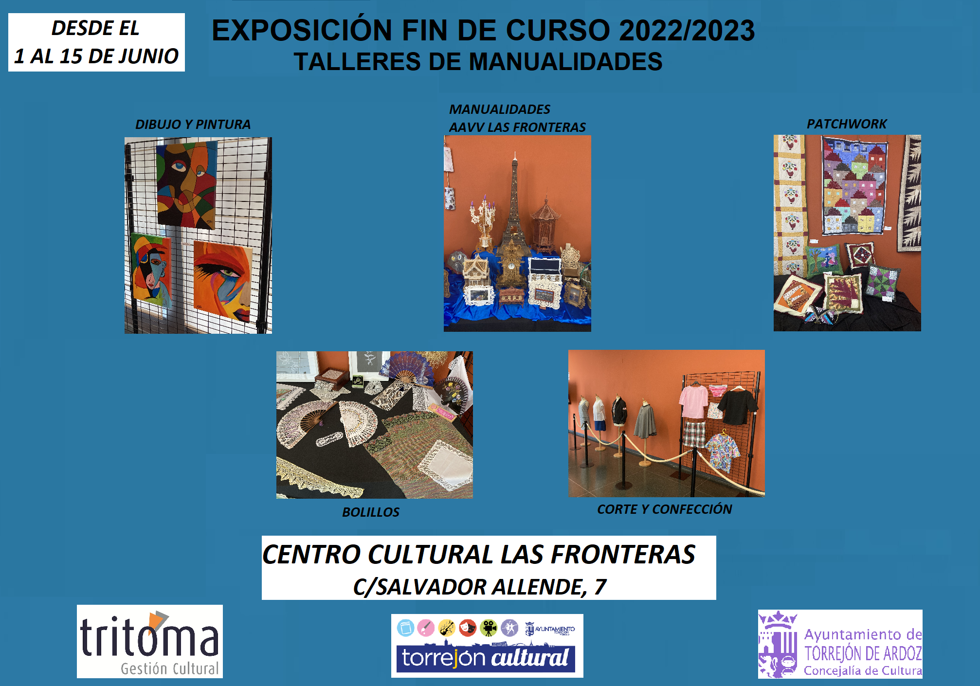 Exposición talleres manualidades CC Las Fronteras