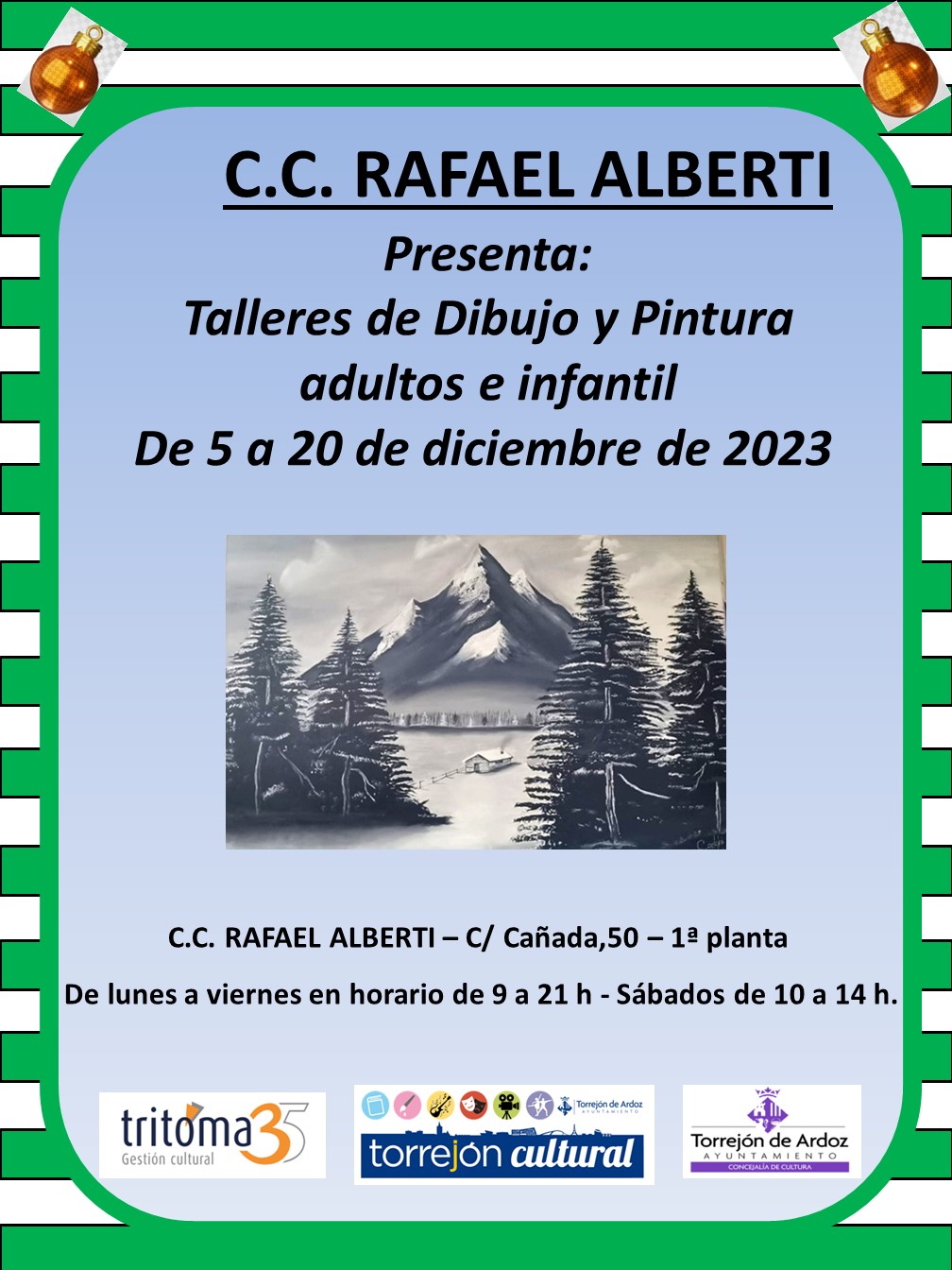 Exposición Talleres de dibujo y pintura alumnos CC Rafael Alberti