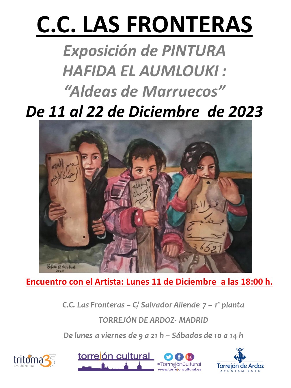 Exposición de pintura "Aldeas de Marruecos"