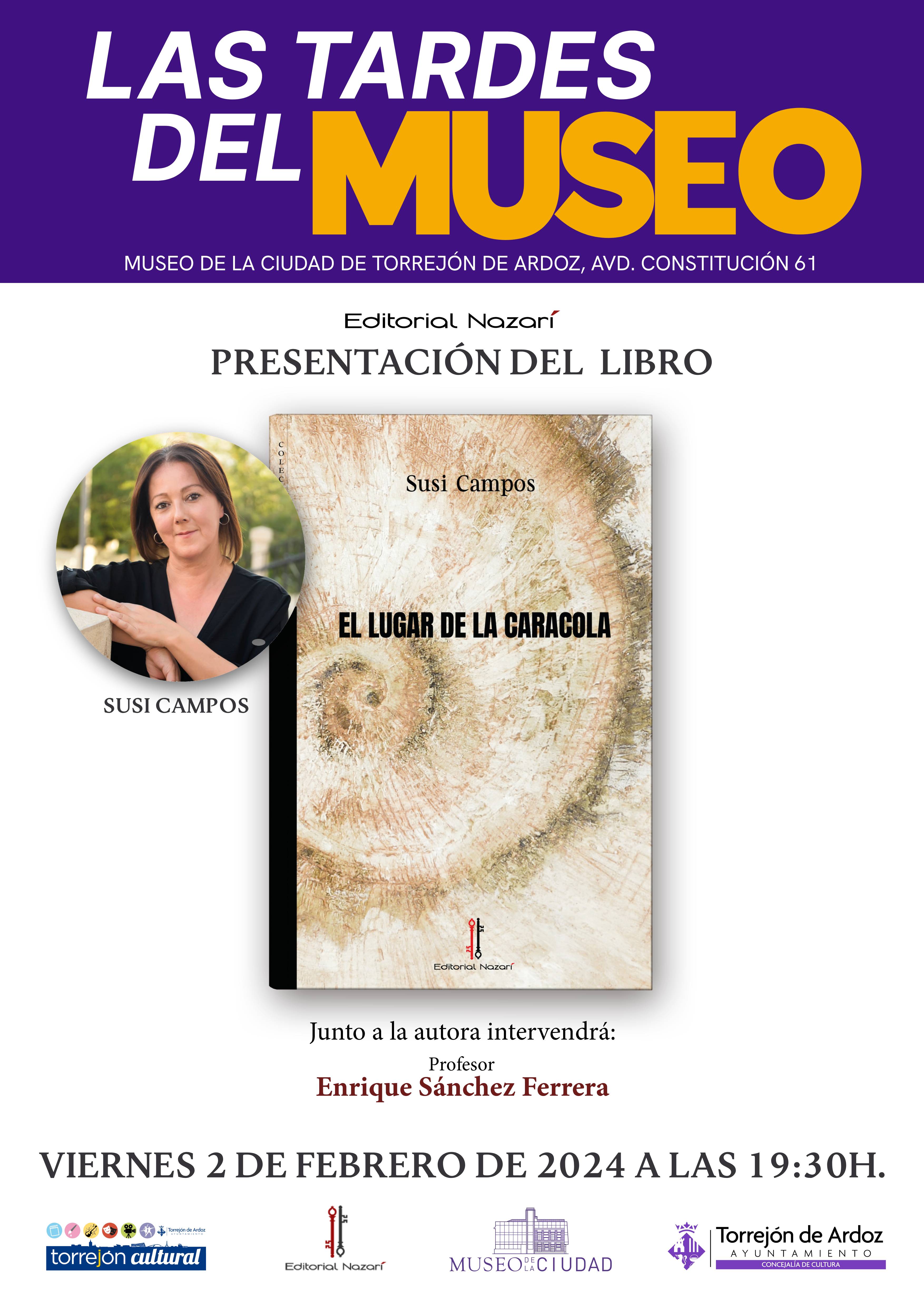 Las Tardes del Museo - Presentación del libro de Susi Campos