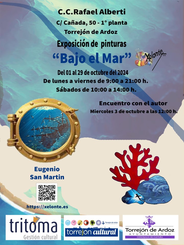 Exposición de pinturas "Bajo el mar"