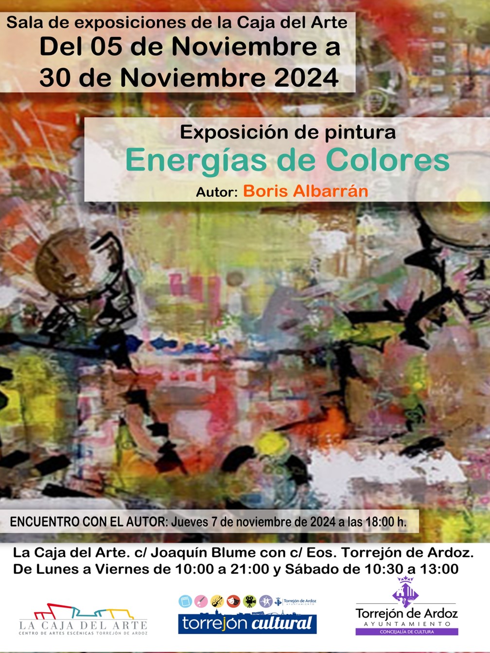 Exposición de pintura: Energías de colores