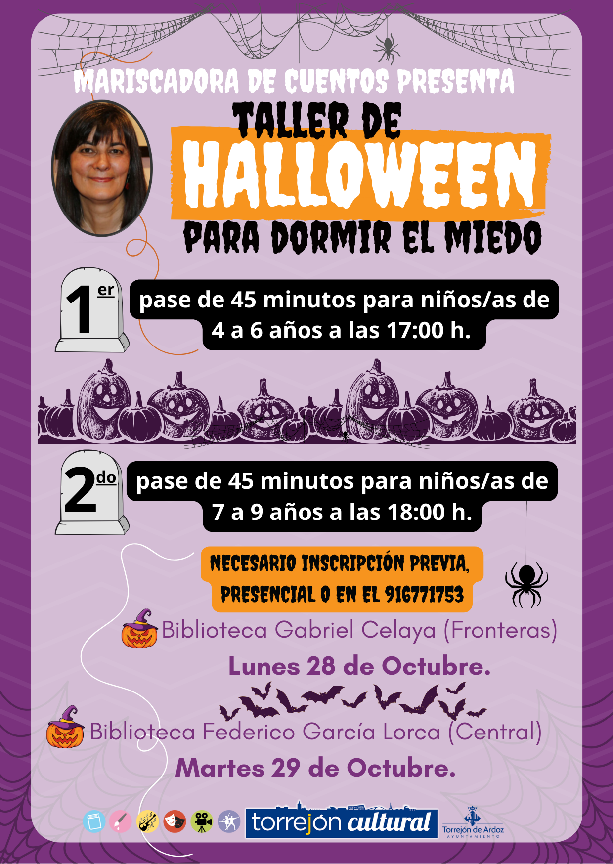 Taller de Halloween para dormir el miedo