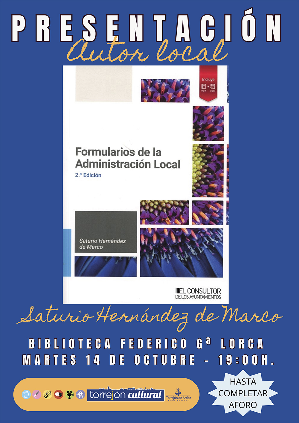 Presentación libro Saturio Hernández de Marco