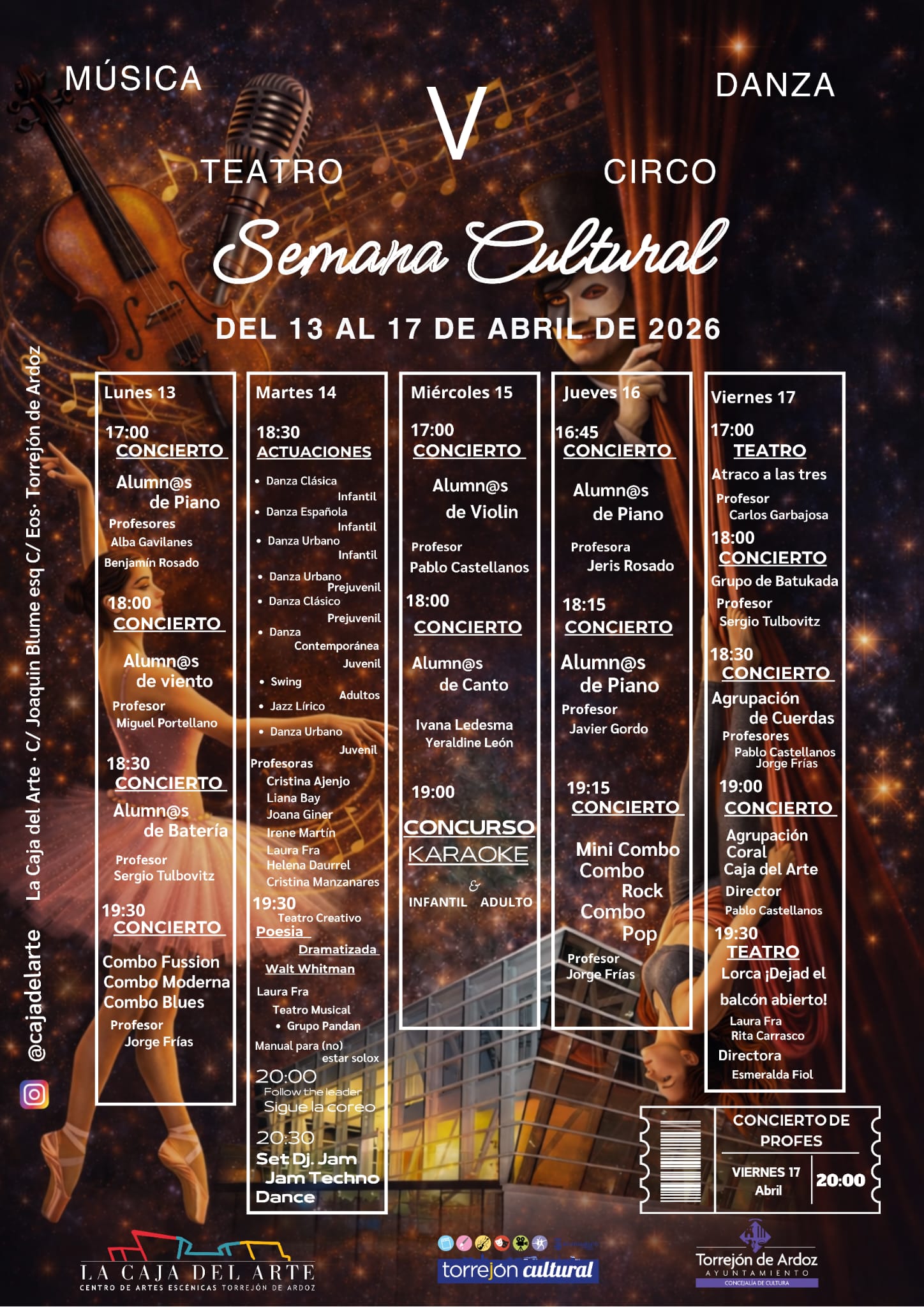 V Semana Cultural de La Caja del Arte