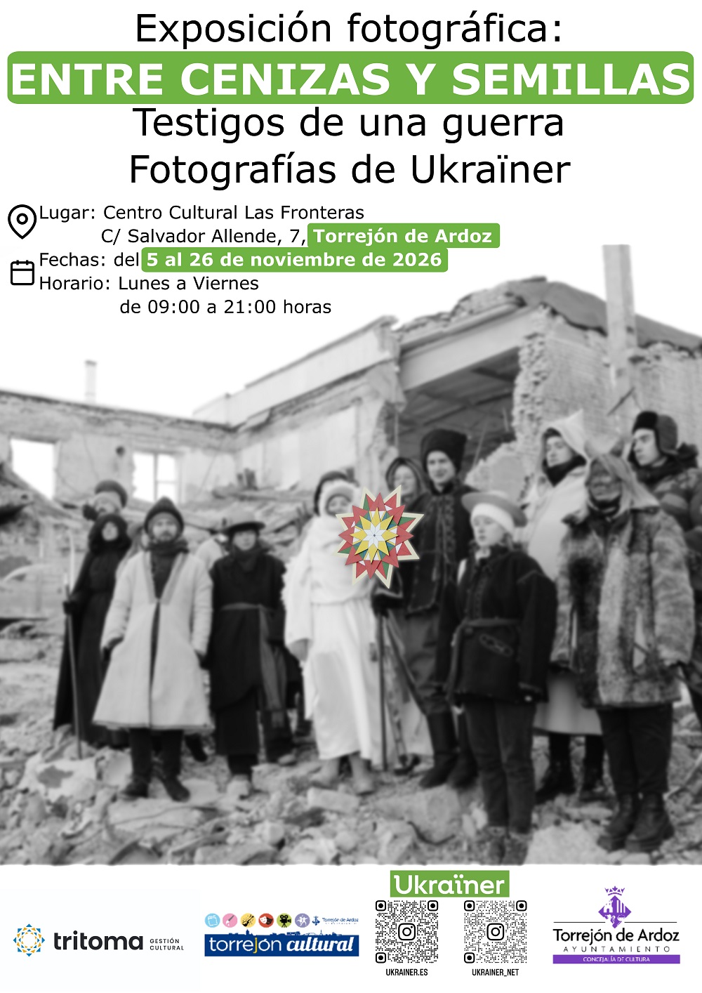 Exposición de fotografía: Entre cenizas y semillas