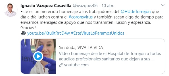 Tweet Nacho 10 abril