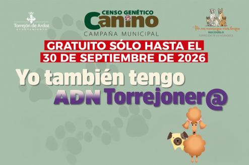 El test de saliva para registrar el ADN Canino se podrá realizar hasta el 30 de septiembre