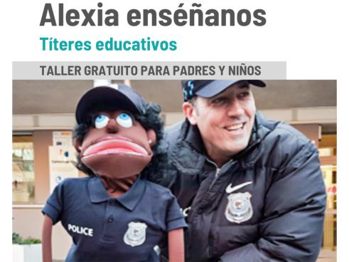 Alexia llega a Torrejón de Ardoz para impartir un taller educativo-policial