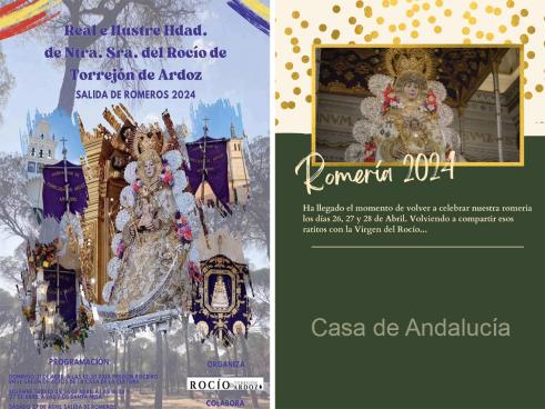 La Hermandad Nuestra Señora del Rocío y la Casa de Andalucía celebran este sábado, 27 de abril, sus tradicionales Romerías del Rocío 