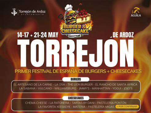 Primer festival de la Comunidad de Madrid que une hamburguesas y tartas de queso gourmet