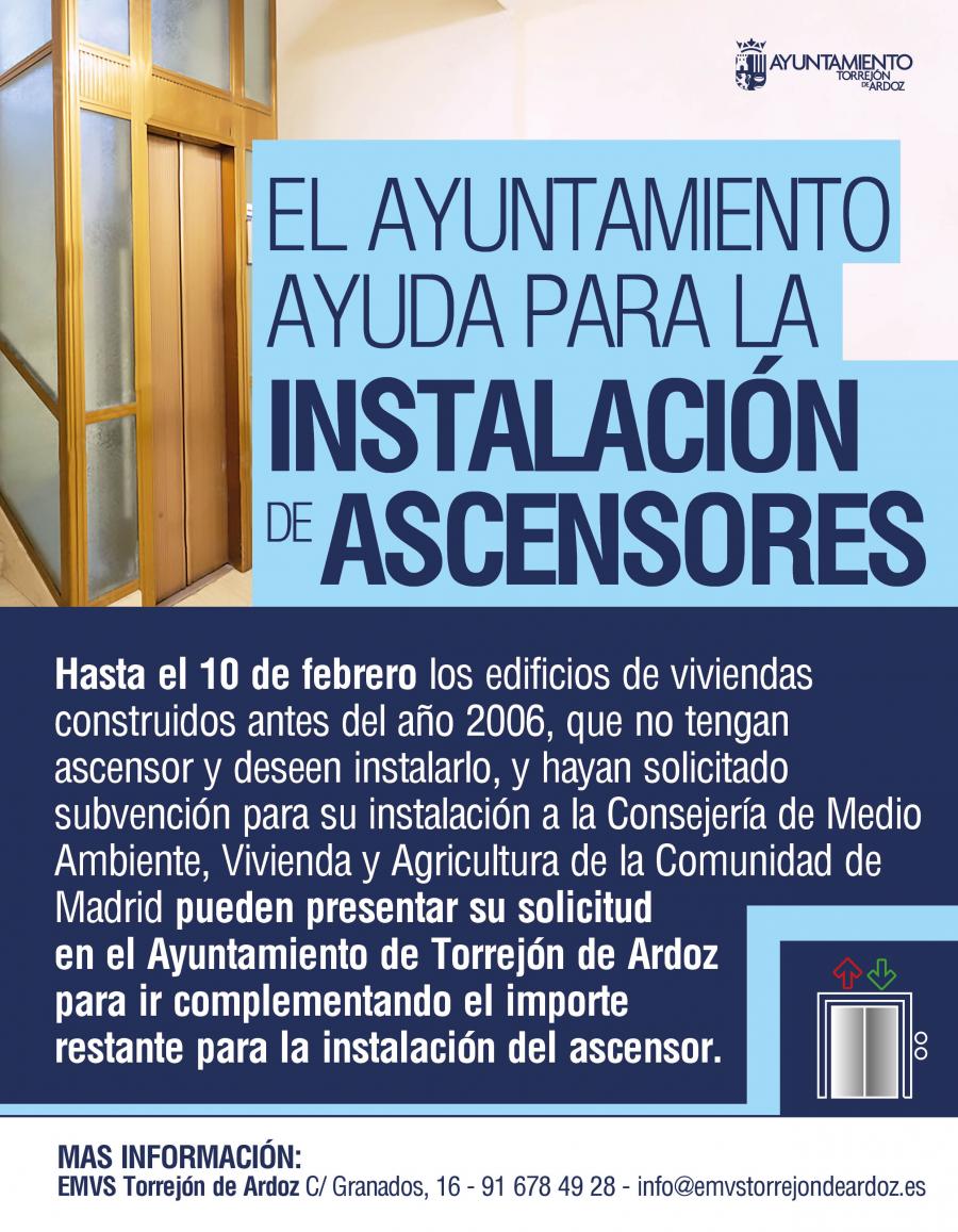 Ayuda instalación ascensores