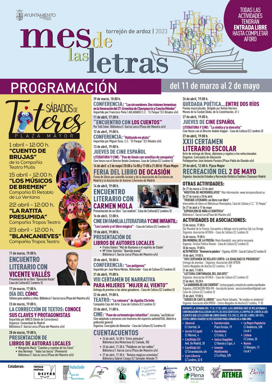 Mes de las Letras 2023