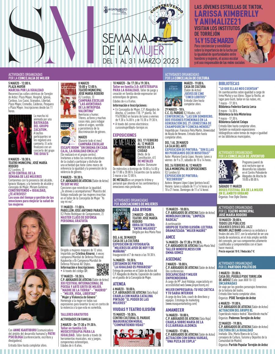 Cartel Semana de la Mujer 2023