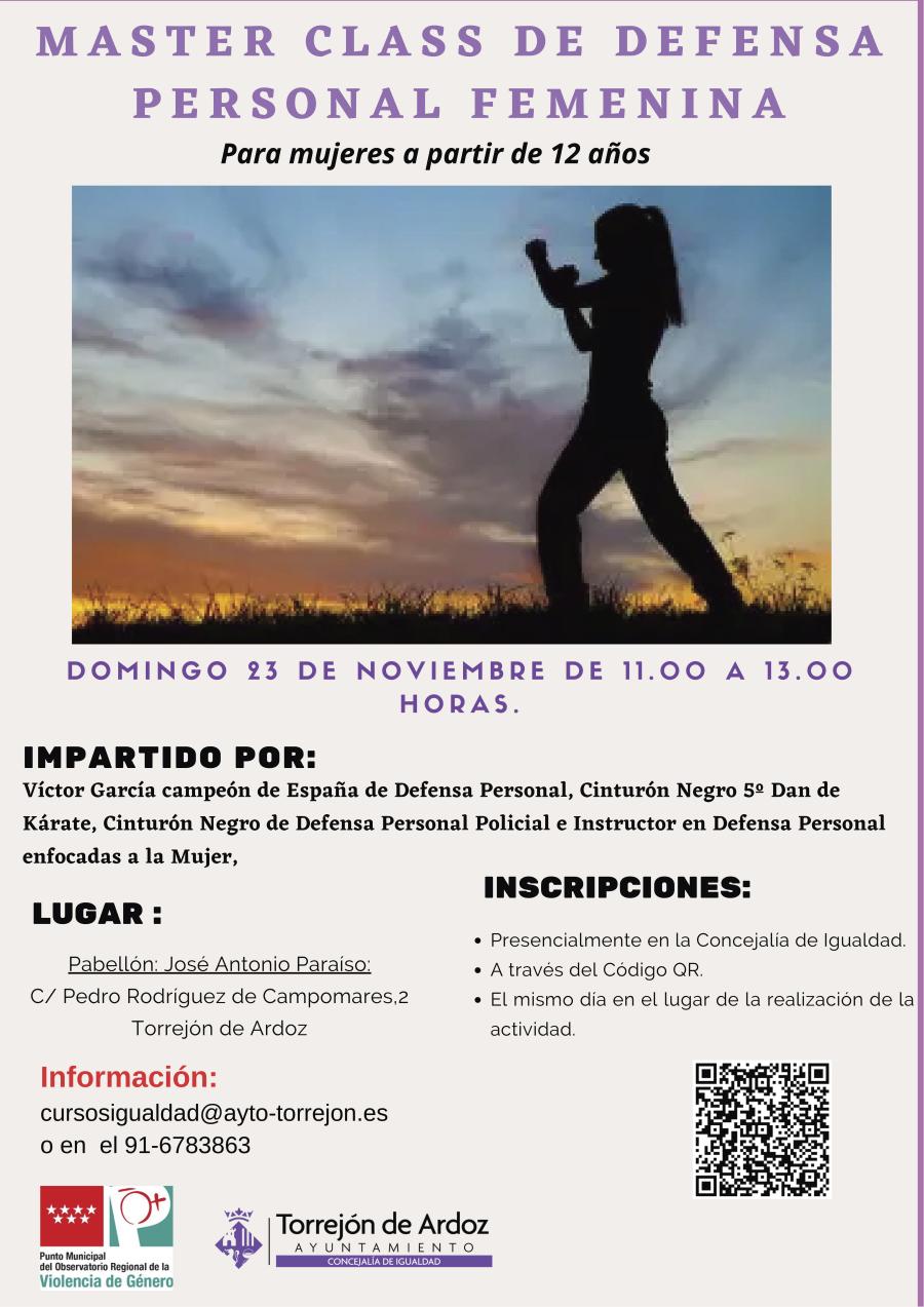 Monográficos de autodefensa para mujeres