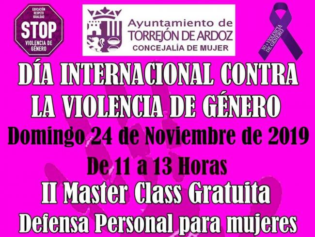 Master Class de Defensa Personal para Mujeres
