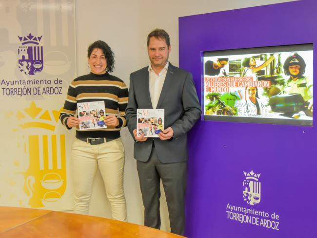 La Semana de la Mujer de Torrejón de Ardoz se celebrará bajo el lema “Las chicas son guerreras: Mujeres que cambiaron el mundo”