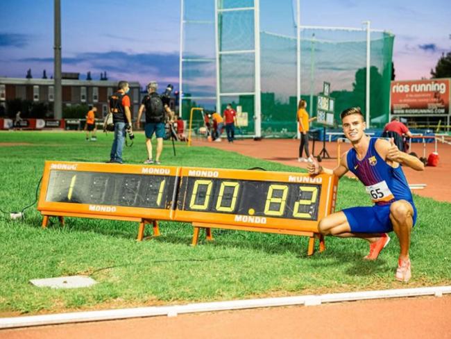 Pablo Sánchez-Valladares logra el récord de España de 500 metros