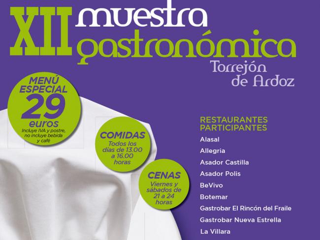 Torrejón de Ardoz celebra la XII Muestra Gastronómica hasta este domingo, 3 de abril, con menús de alta cocina a 29 euros 