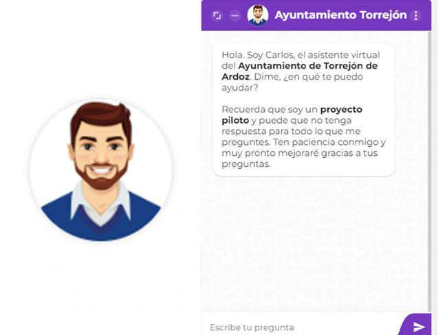 Los vecinos de Torrejón de Ardoz ya pueden contactar con el asistente virtual del Ayuntamiento a través de Whatsapp