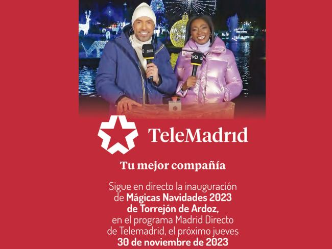 Telemadrid retransmite a las 18:10 horas la inauguración del Parque Mágicas Navidades