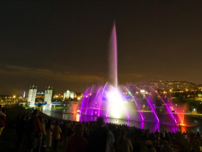 Espectáculo Fuente del Parque Europa