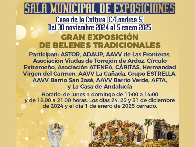 Gran Exposición de Belenes Tradicionales de la Casa de la Cultura con la participación de 15 entidades y asociaciones de la ciudad