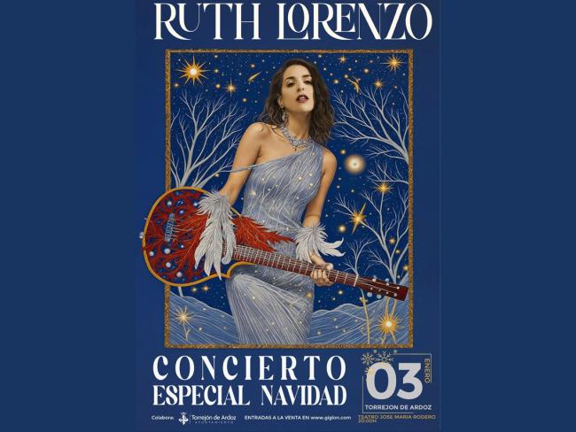Ruth Lorenzo ofrecerá mañana, viernes, 3 de enero, un Concierto Especial de Navidad en Torrejón de Ardoz y destinará una parte de la recaudación a los afectados por la DANA