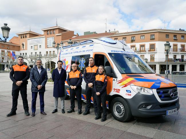 El Ayuntamiento de Torrejón de Ardoz incorpora una nueva ambulancia, con lo que la ciudad dispone de uno de los mejores servicios de transporte sanitario de urgencia de la Comunidad de Madrid