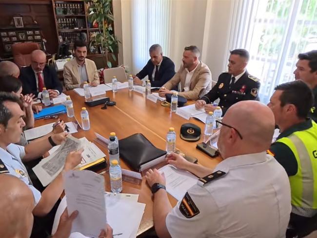 Junta Local de Seguridad con los responsables policiales