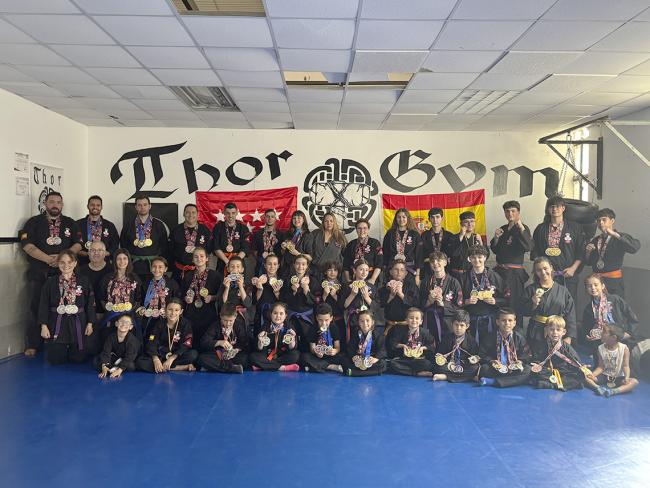 El equipo de kajukenbo de Cristina Álvarez y Kristhyna Caballero logra 84 medallas en el Open Nacional de Artes Marciales