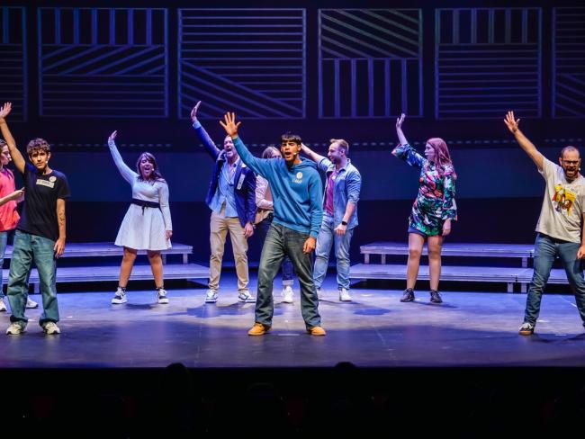 Un momento de la actuación