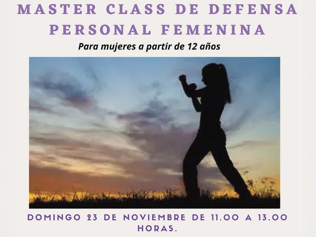 Master Class gratuita de defensa personal 