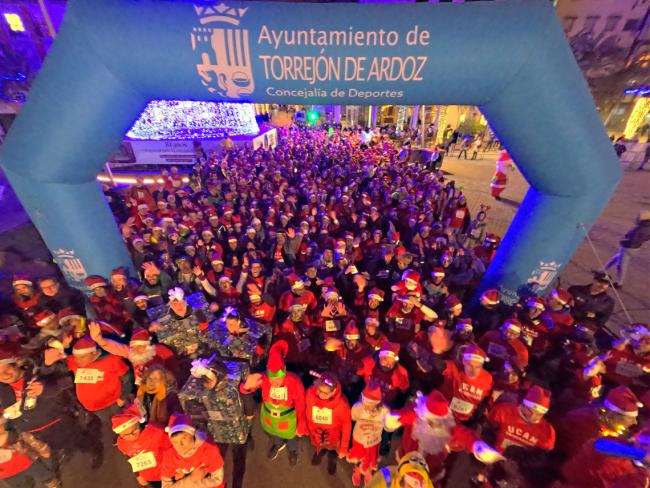 Momento de la salida de la I Milla Mágica de Torrejón de Ardoz