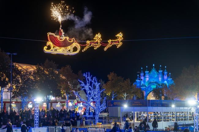 Parque de la Navidad - Vuelo de Santa
